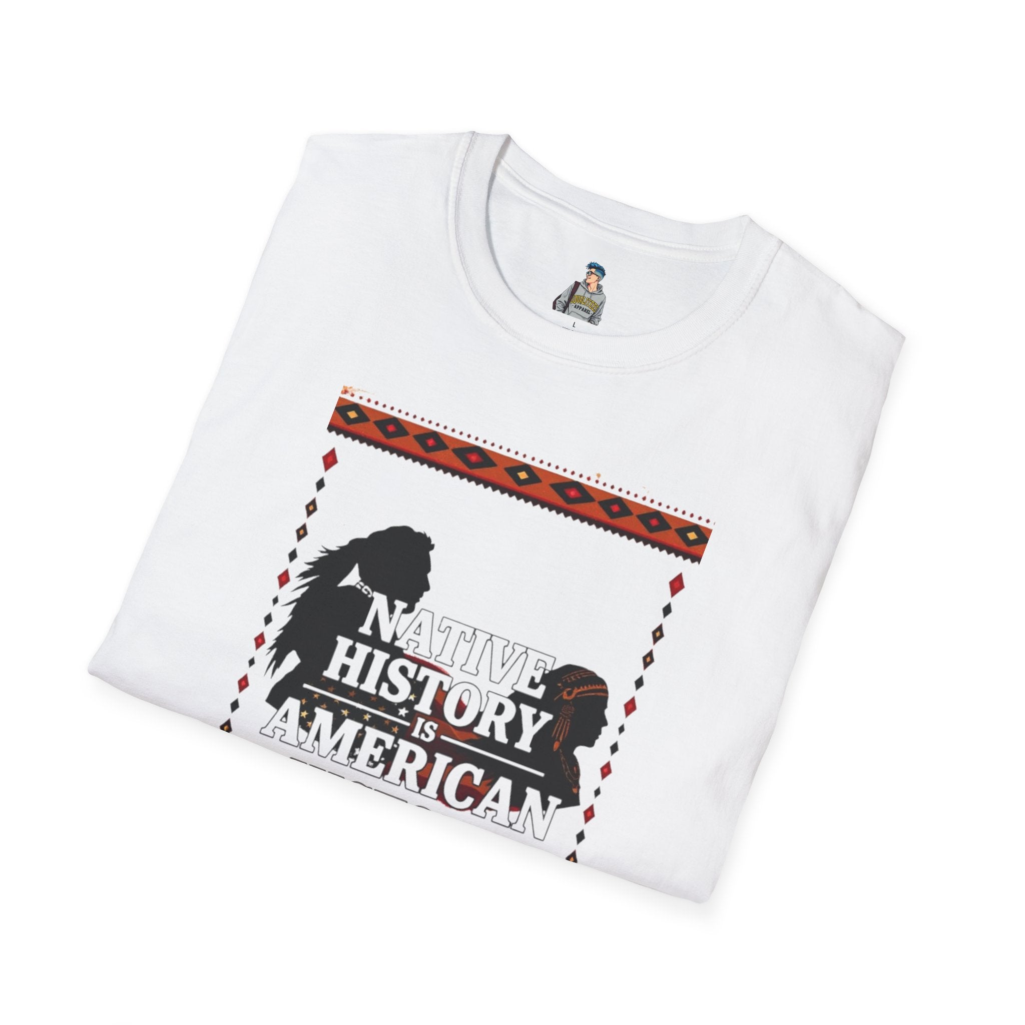 Native History is American History Unisex Softstyle T-Shirt | Cultural Awareness Tee
