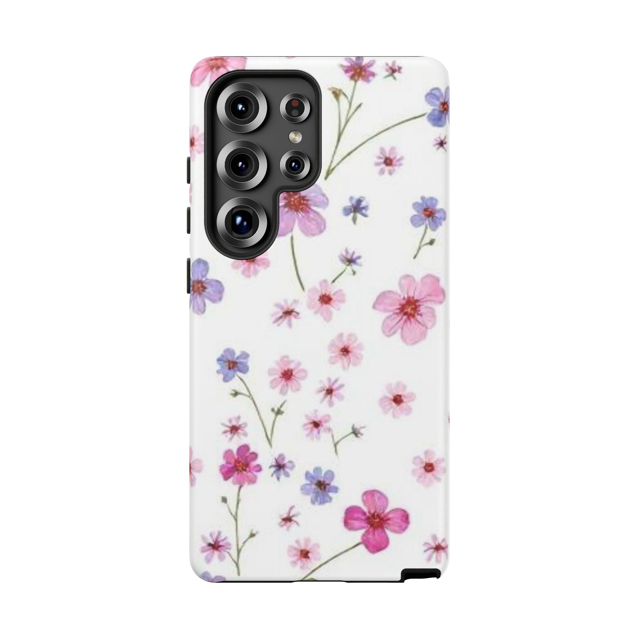 Pink Wildflower Tough Case for Android