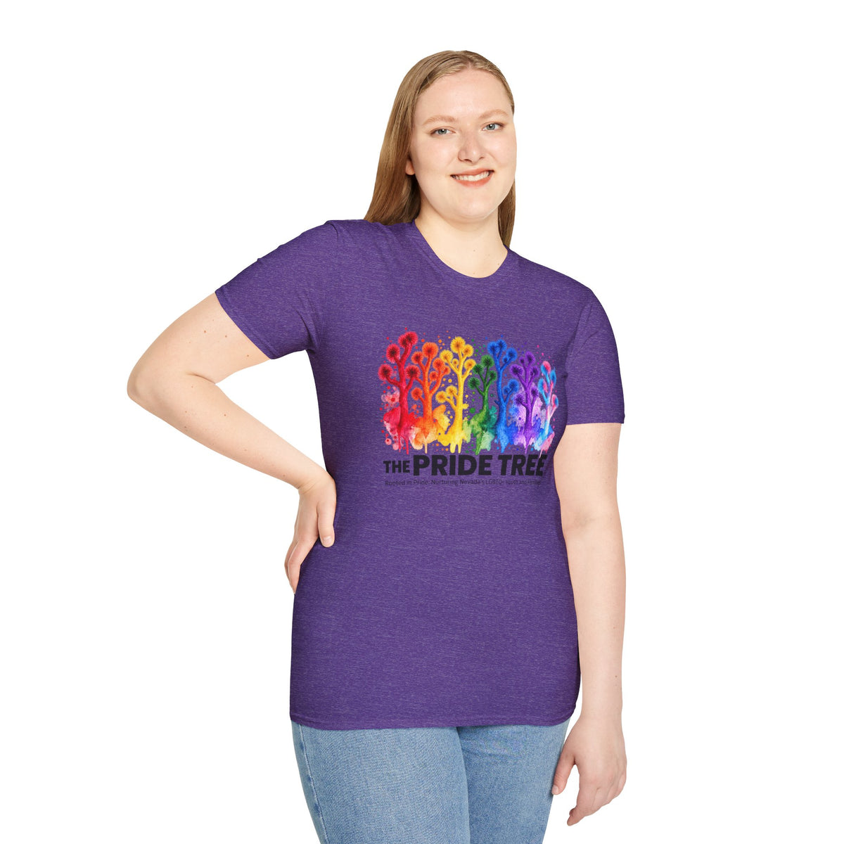 Pride Tree Las Vegas T-Shirt - Black Text