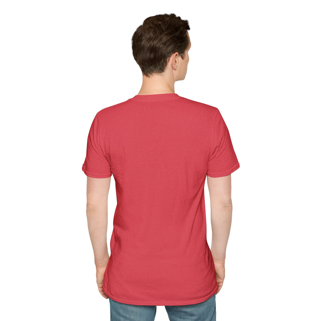 Unisex Softstyle T-Shirt with Eye Roll Emoji | Casual Graphic Tee for Everyday Humor