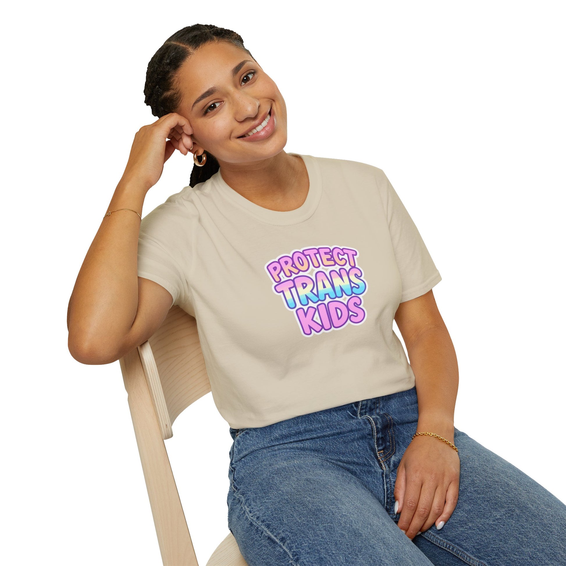 Unisex Softstyle T-Shirt - Protect Trans Kids Tee