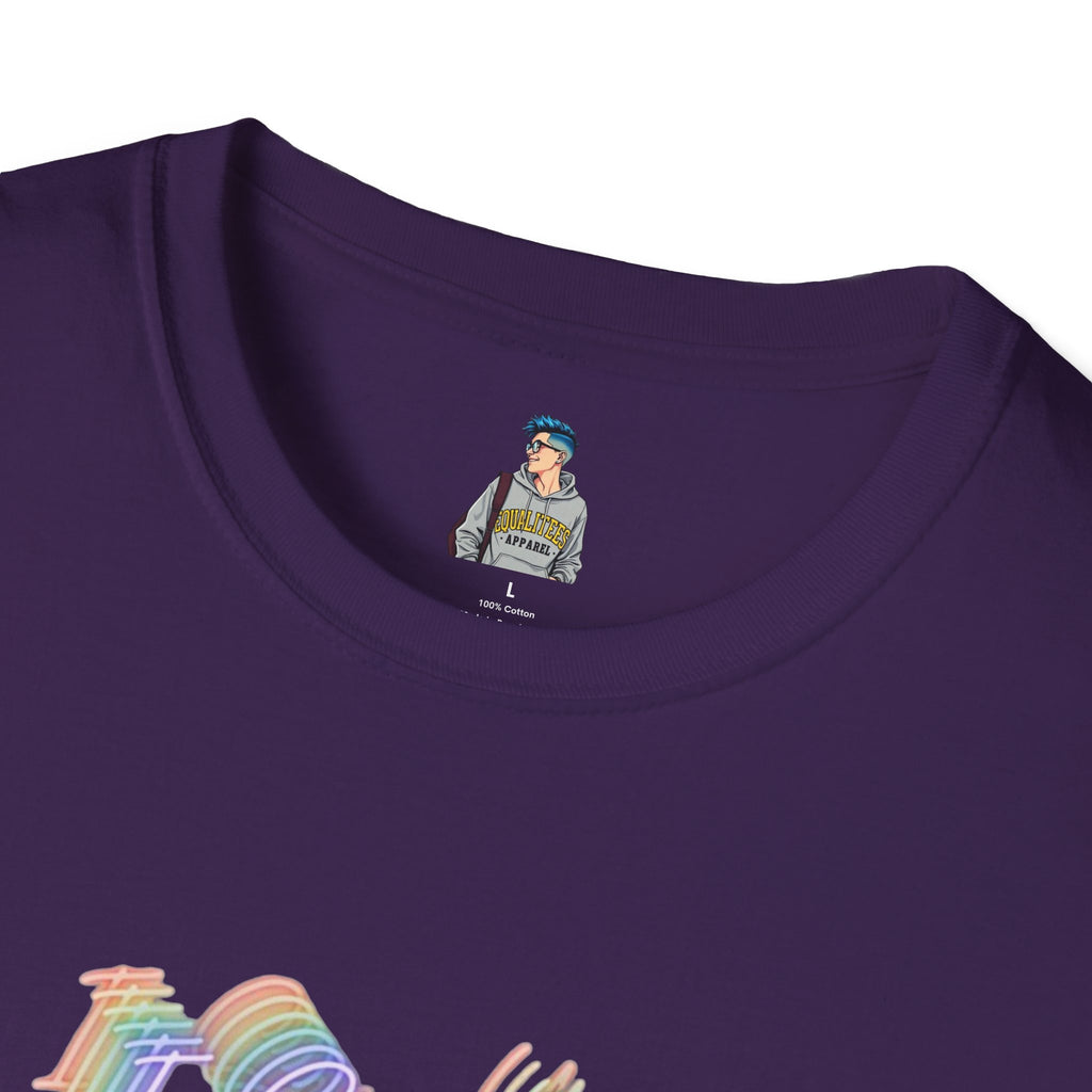 I See You Unisex Softstyle T-Shirt - Colorful Wave Design for LGBTQ+ Visibility