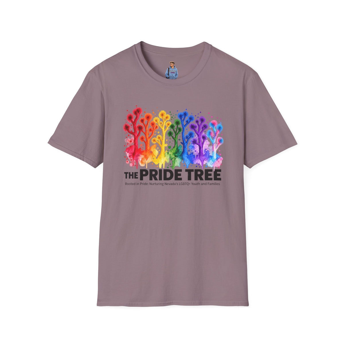 Pride Tree Las Vegas T-Shirt - Black Text