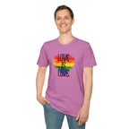 Pride Love Is Love Unisex Softstyle T-Shirt - EqualiTees.Me