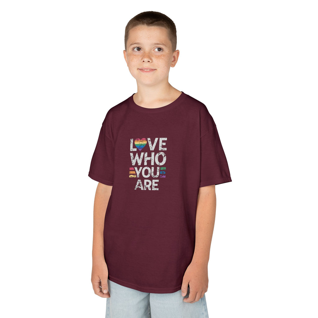 Love Who You Are Kids Heavy Cotton™ Tee - Pride Shirt for Children