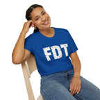 FDT Distressed Graphic T‑Shirt — Bold Statement Tee