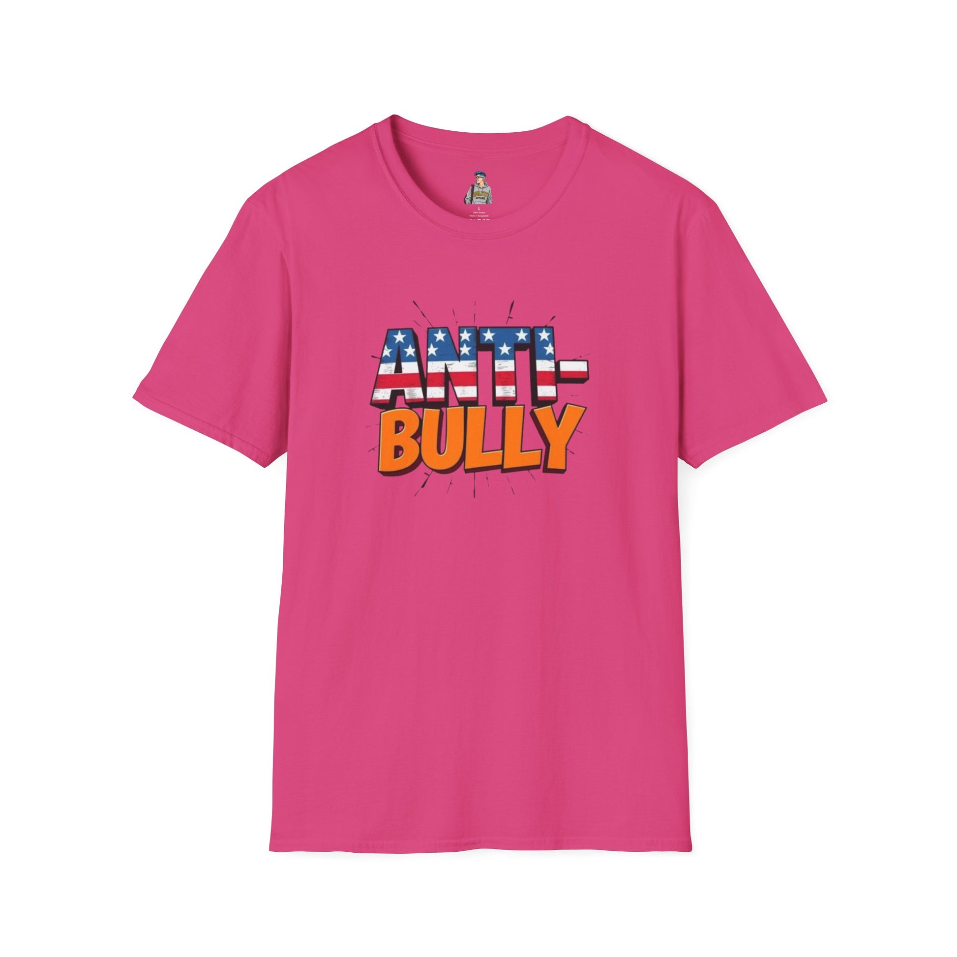Anti-Bully Unisex Softstyle T-Shirt - Support Anti-Bullying Awareness