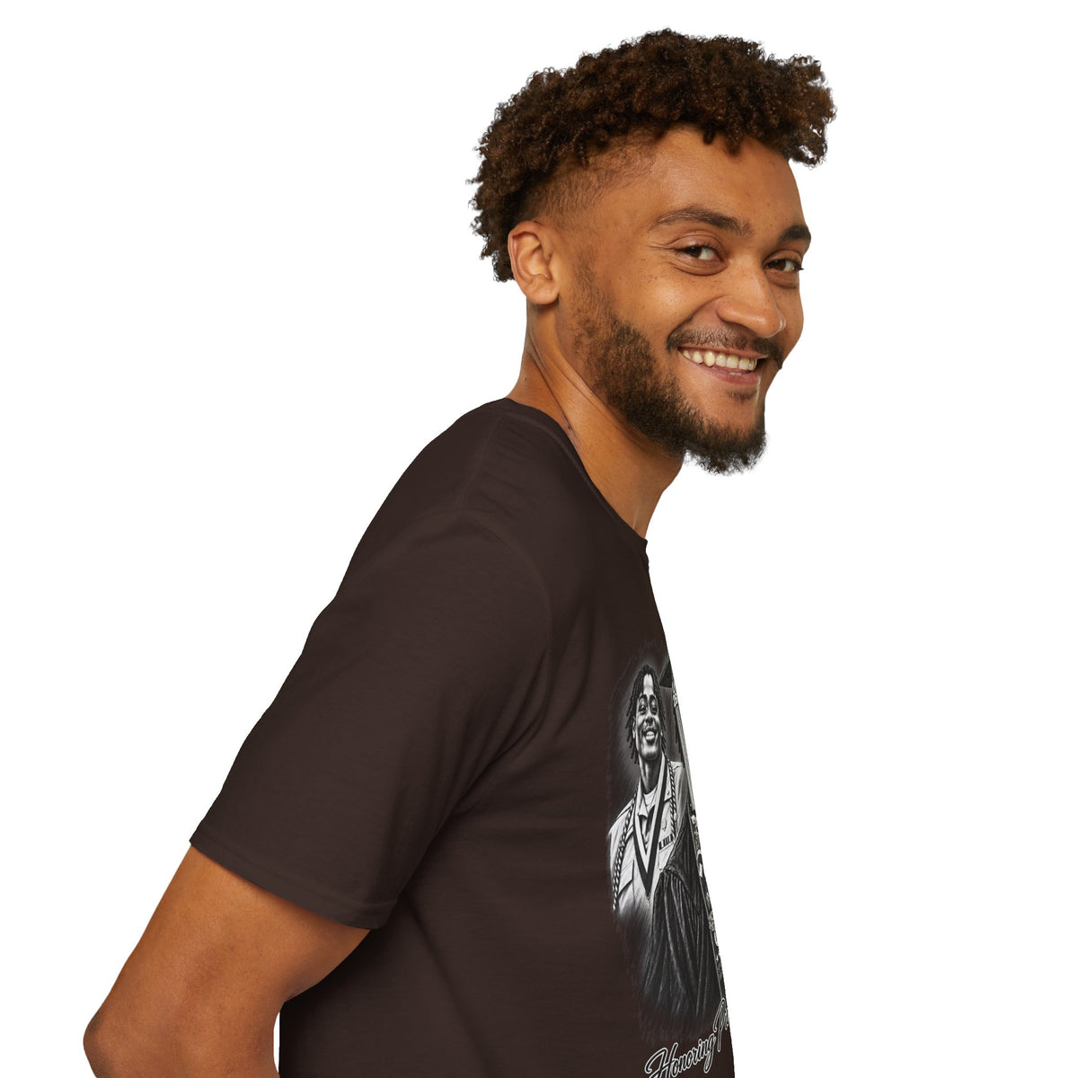 Double Portrait Front - In Memory of Pierre Damas Bel T-Shirt