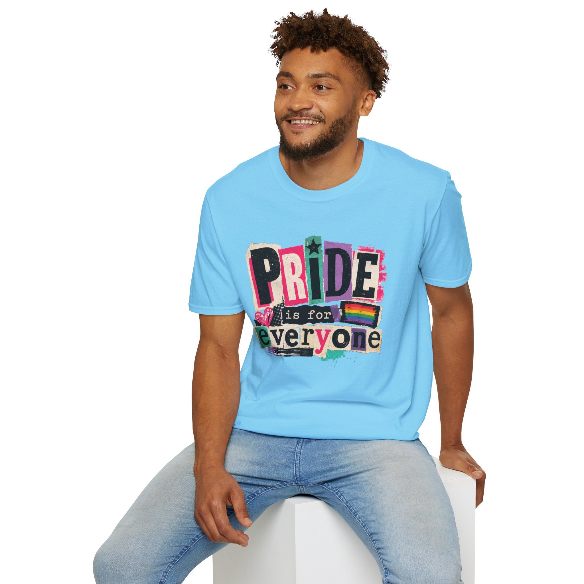 Pride Is for Everyone T-Shirt — Colorful LGBTQ+ Ally Tee