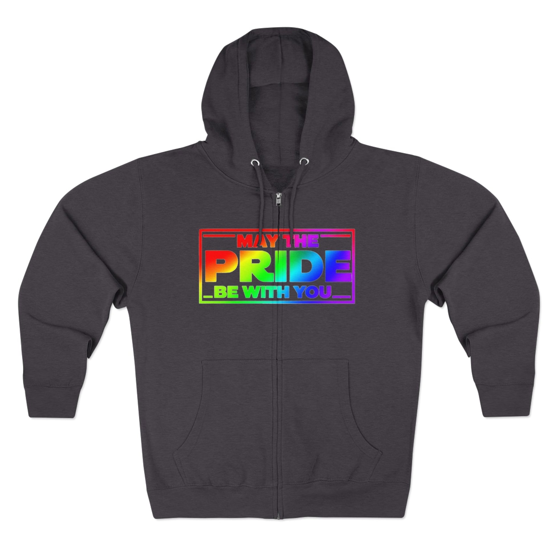 Pride Zip Hoodie - "May the Pride Be with You" Unisex