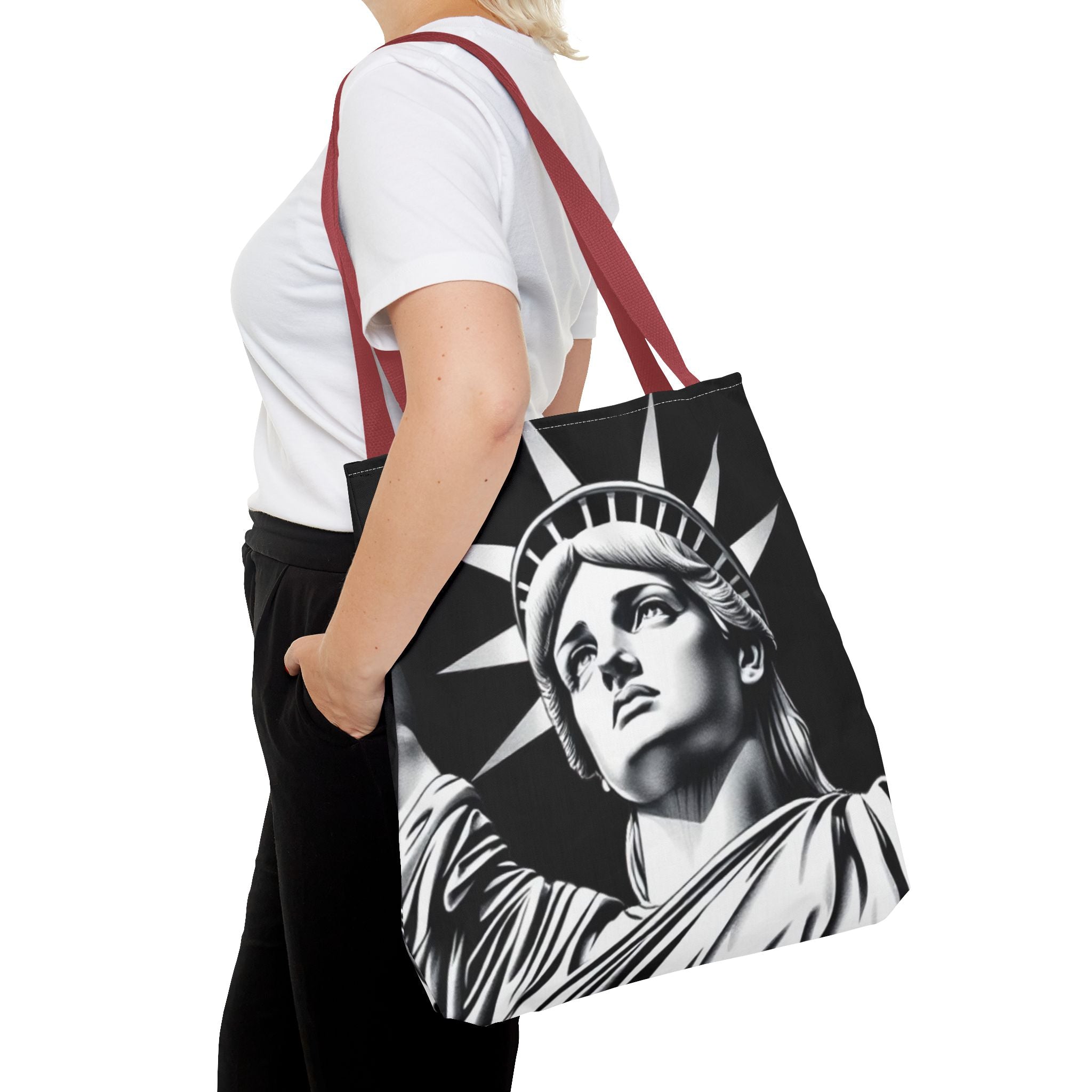 Lady Liberty Sketch Tote Bag