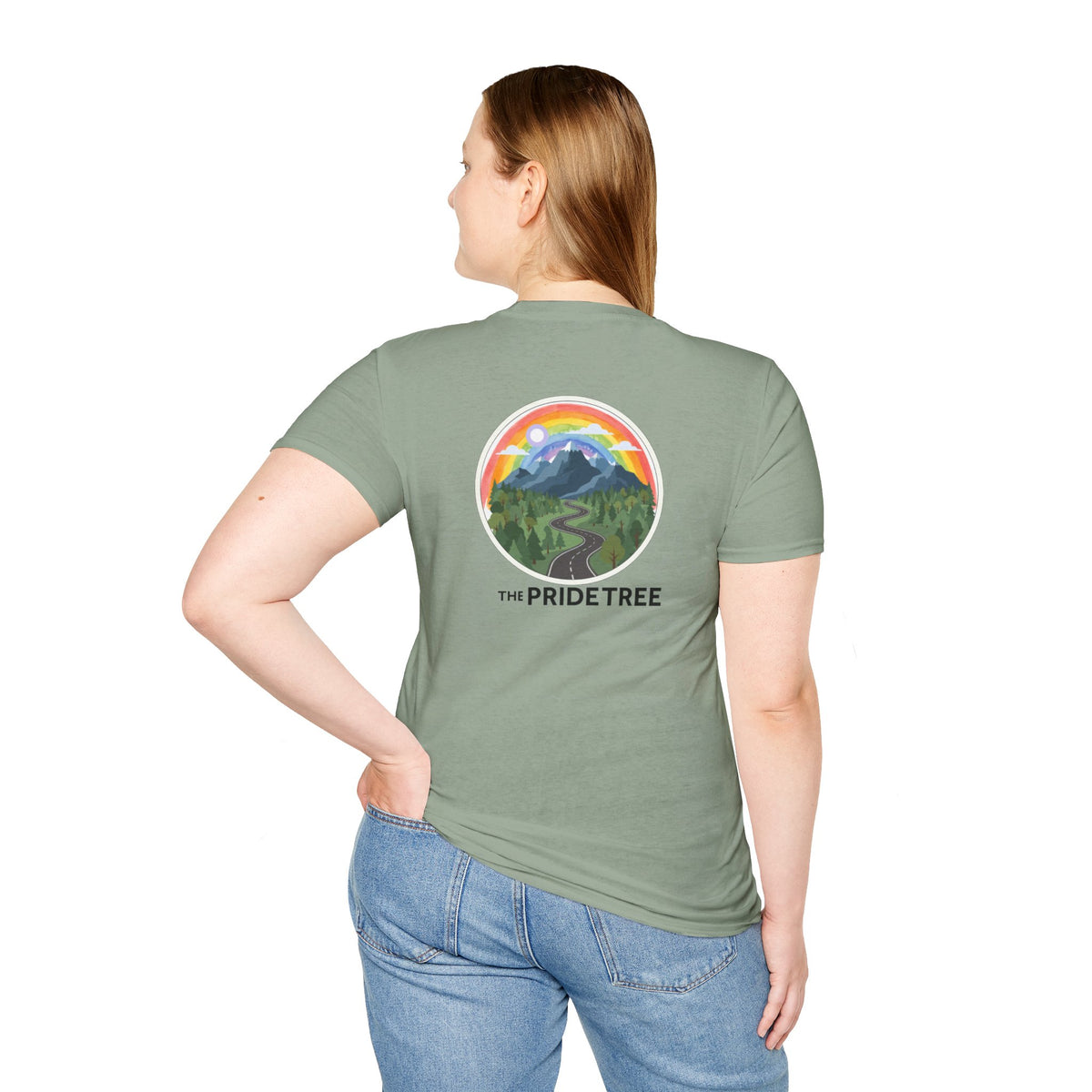 Pride Tree Las Vegas Mountain Graphic T-Shirt