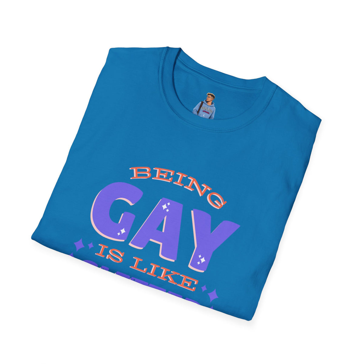 Being Gay Is Like Glitter Pride Tree Las Vegas T-Shirt