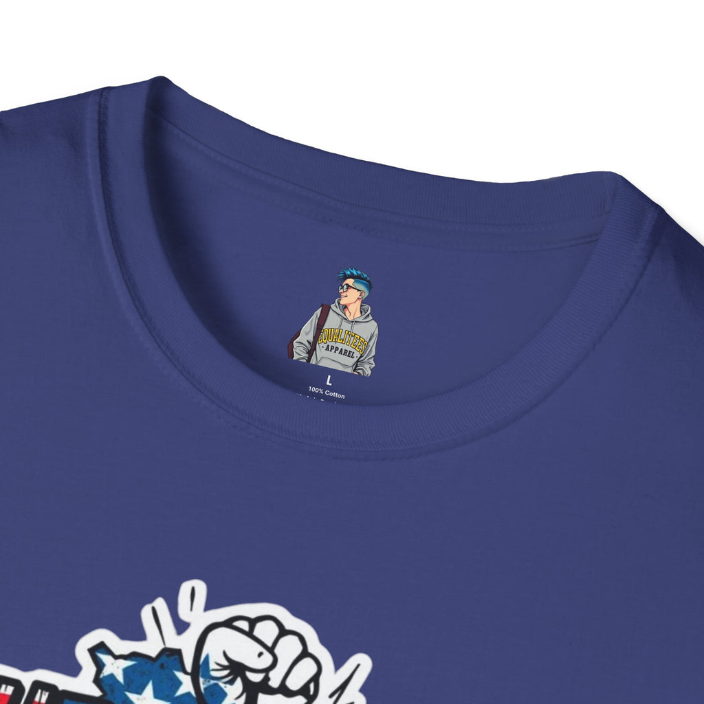 Unisex Softstyle T-Shirt - 'Fascists Feed on Fear, Starve Them' Protest Tee