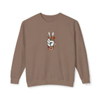 Unisex Lightweight Crewneck Sweatshirt -Grow Peace