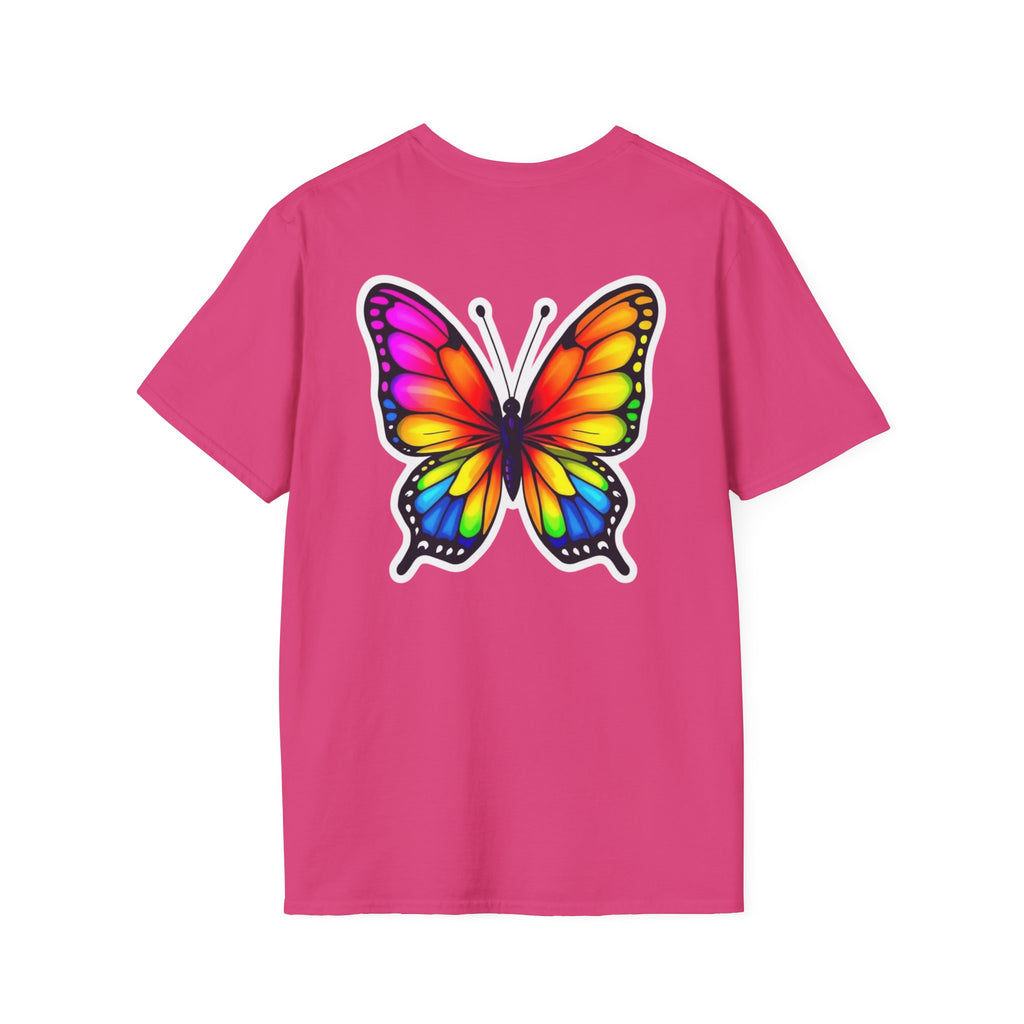 Rainbow Butterfly Cocoon Pride T-Shirt