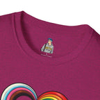 Let Your Love Flow Rainbow Heart T-Shirt