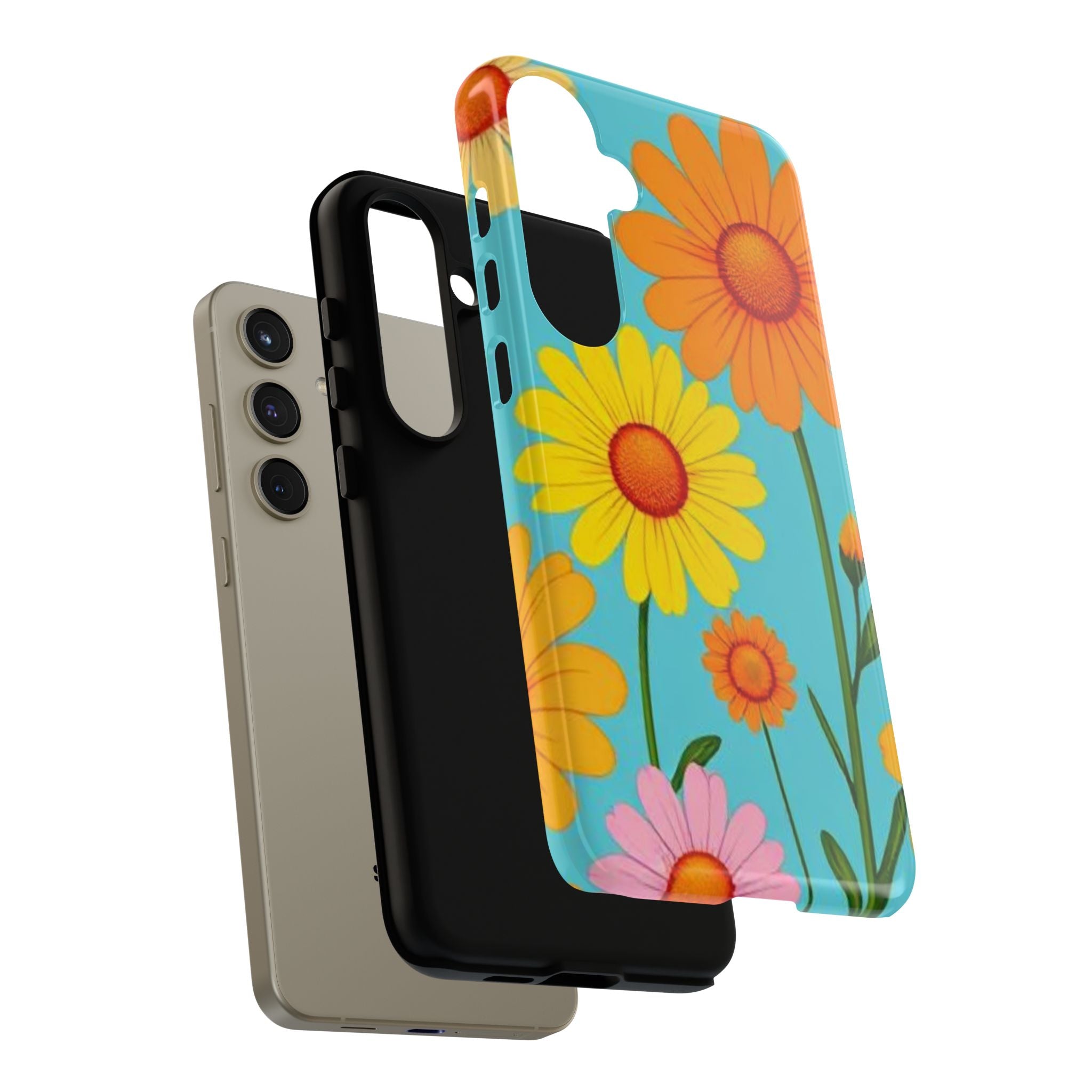 Floral Daisy Tough Case for Android