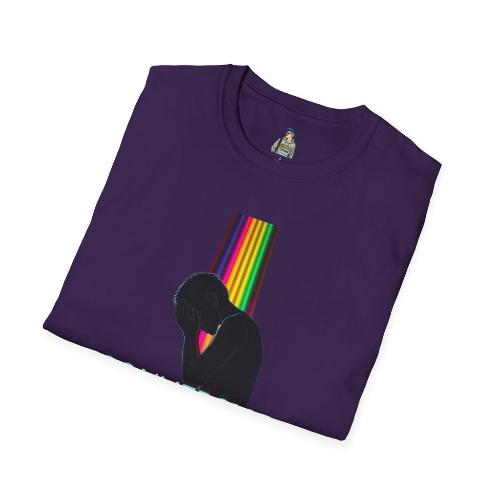 Unisex Softstyle T-Shirt - LGBTQ+ Empowerment T-Shirt: Conversion Therapy is Torture & We All Belong