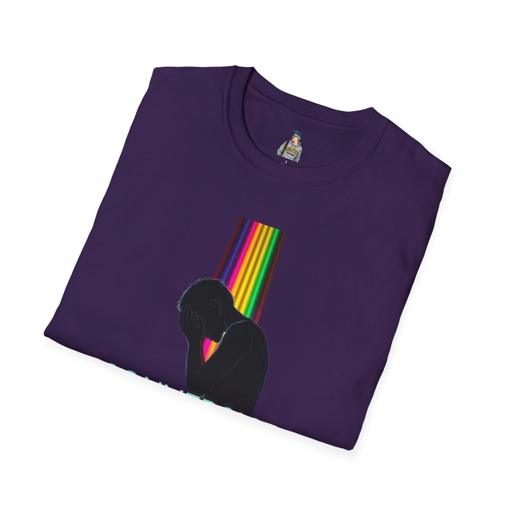 Unisex Softstyle T-Shirt - LGBTQ+ Empowerment T-Shirt: Conversion Therapy is Torture & We All Belong
