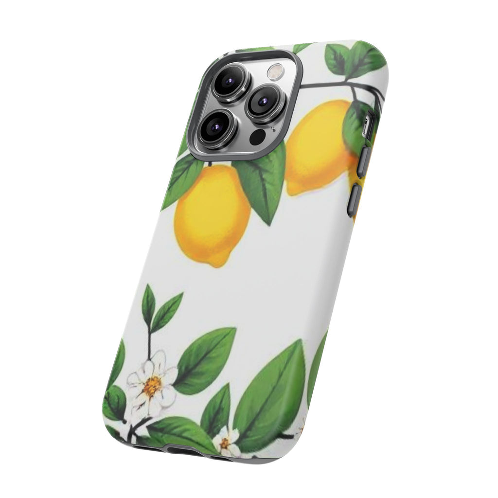 Lemon Blossom Tough Phone Case for iPhone