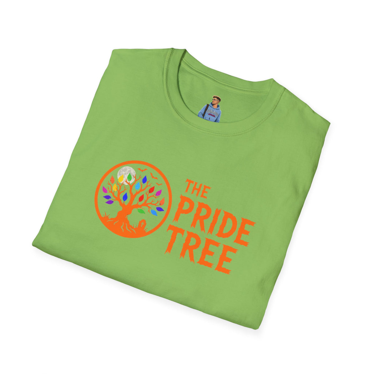 Orange Halloween Logo Pride Tree T-Shirt
