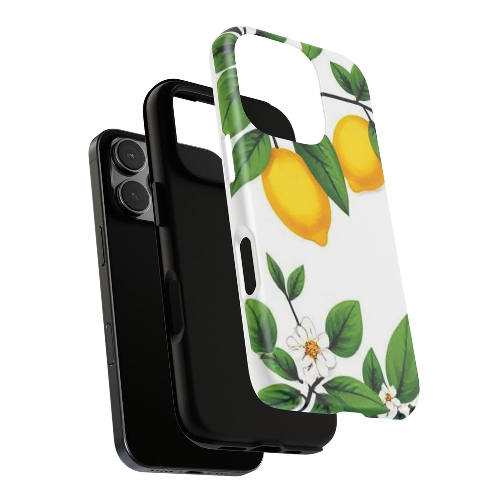 Lemon Blossom Tough Phone Case for iPhone