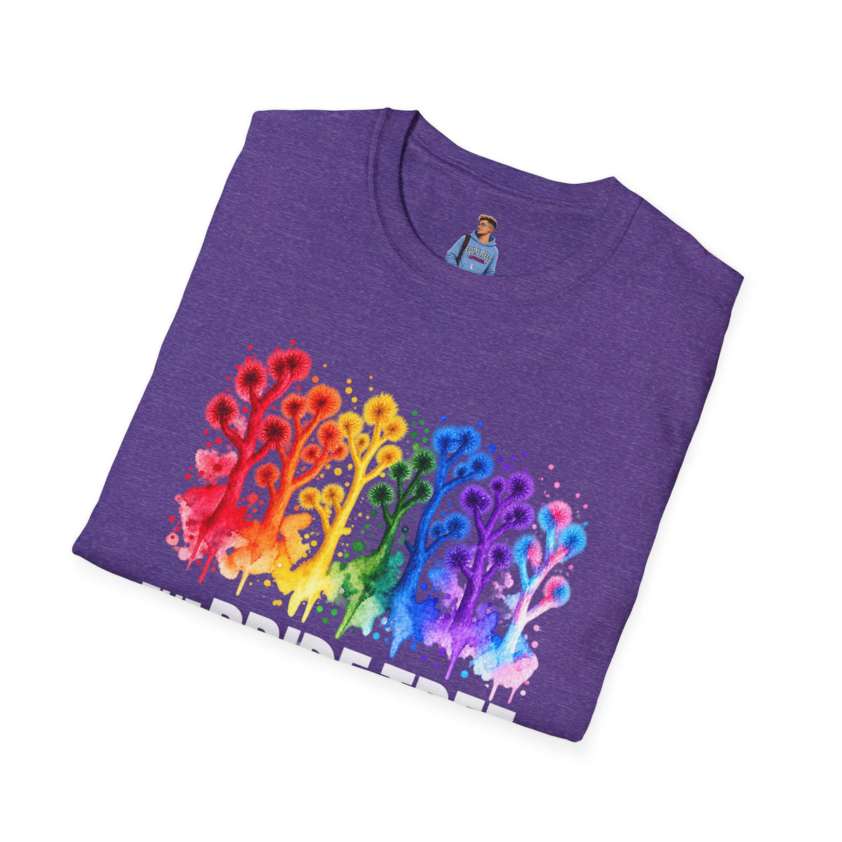 Pride Tree Las Vegas White Text T-shirt