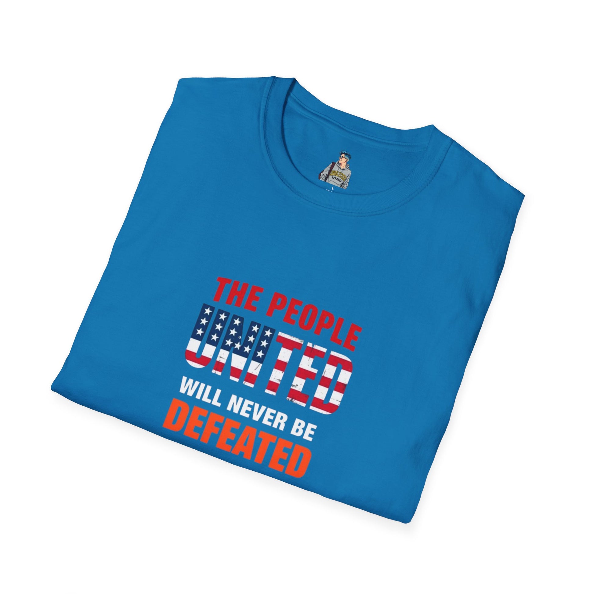 Unisex Softstyle T-Shirt - 'The People United' & 'MAGA Values Are NOT American Values' Graphic Tee