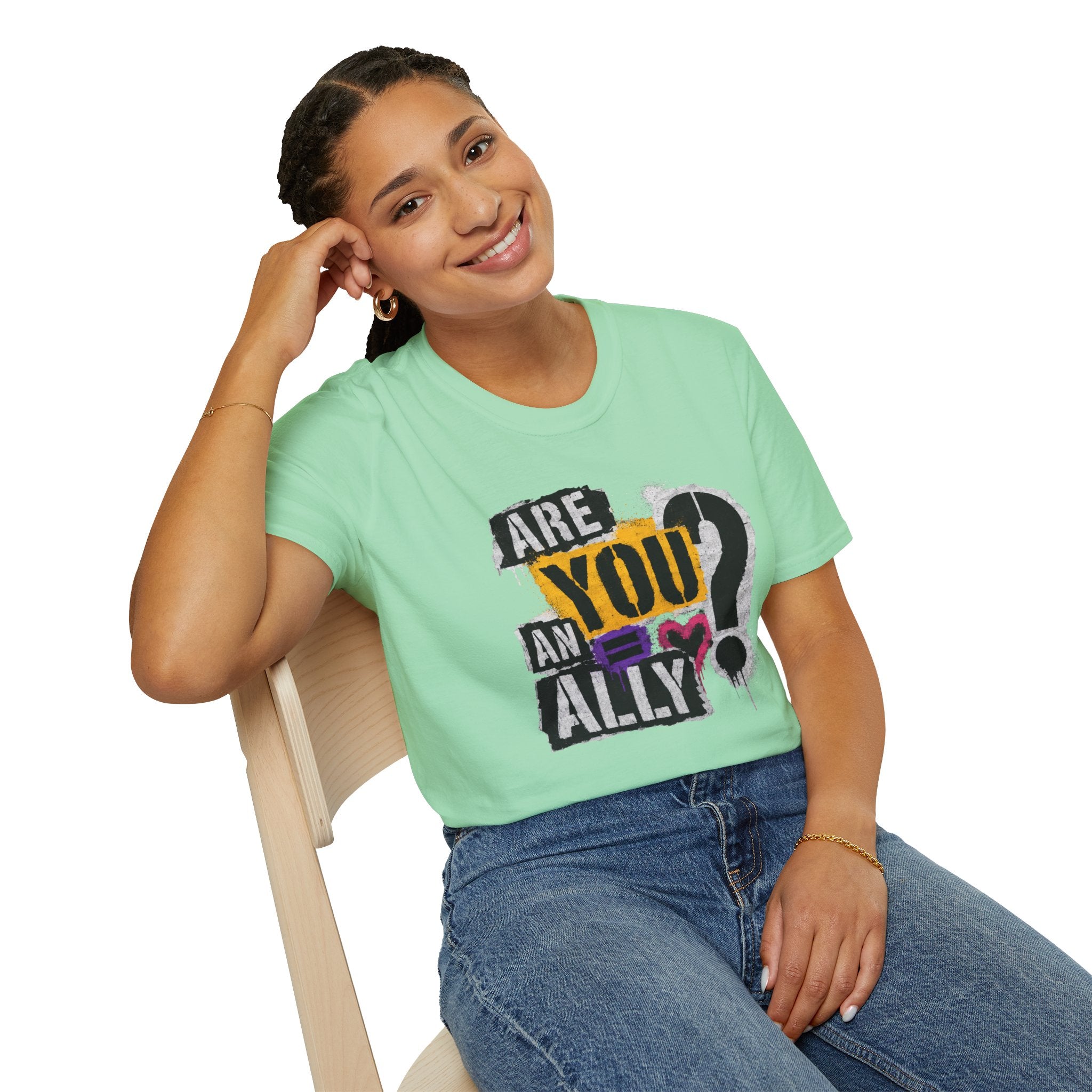 Are You An Ally? Graphic T‑Shirt — Pride & Allyship Tee