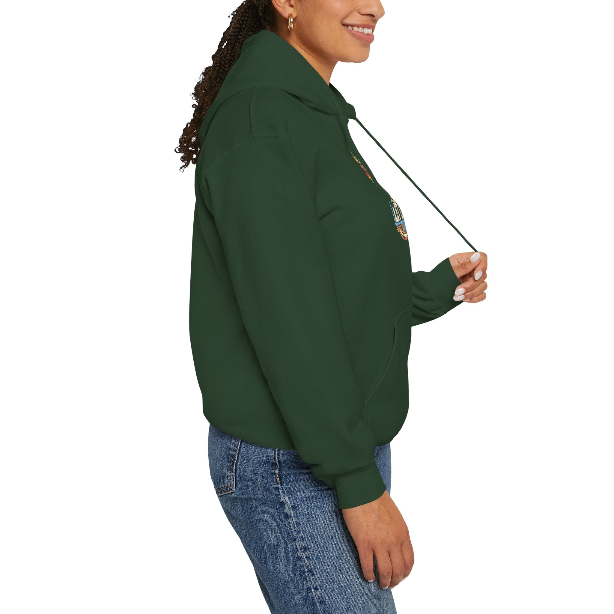 Live And Let Live Hoodie — Retro Peace Graphic Pullover