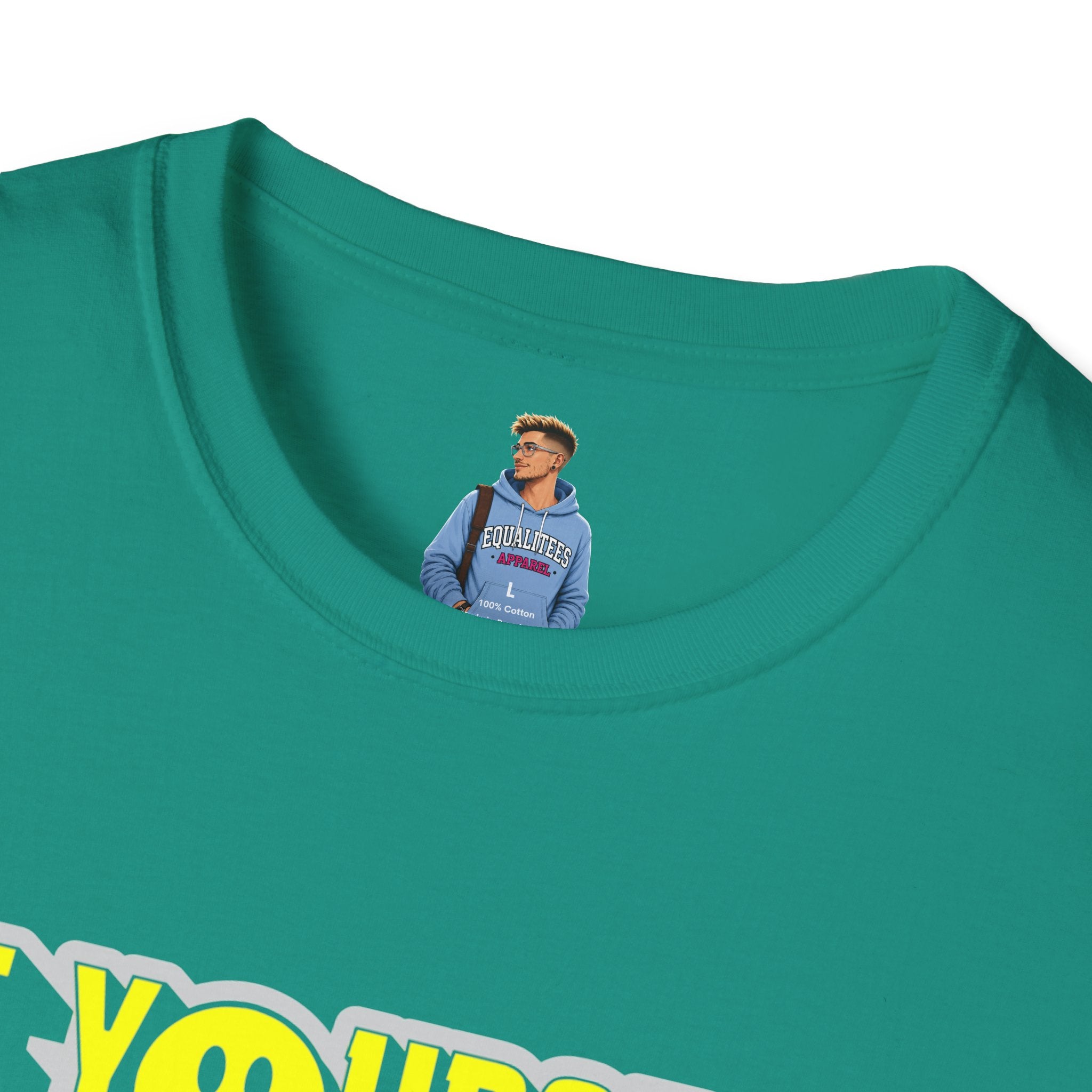 Be Yourself Smiley Unisex Softstyle T-Shirt