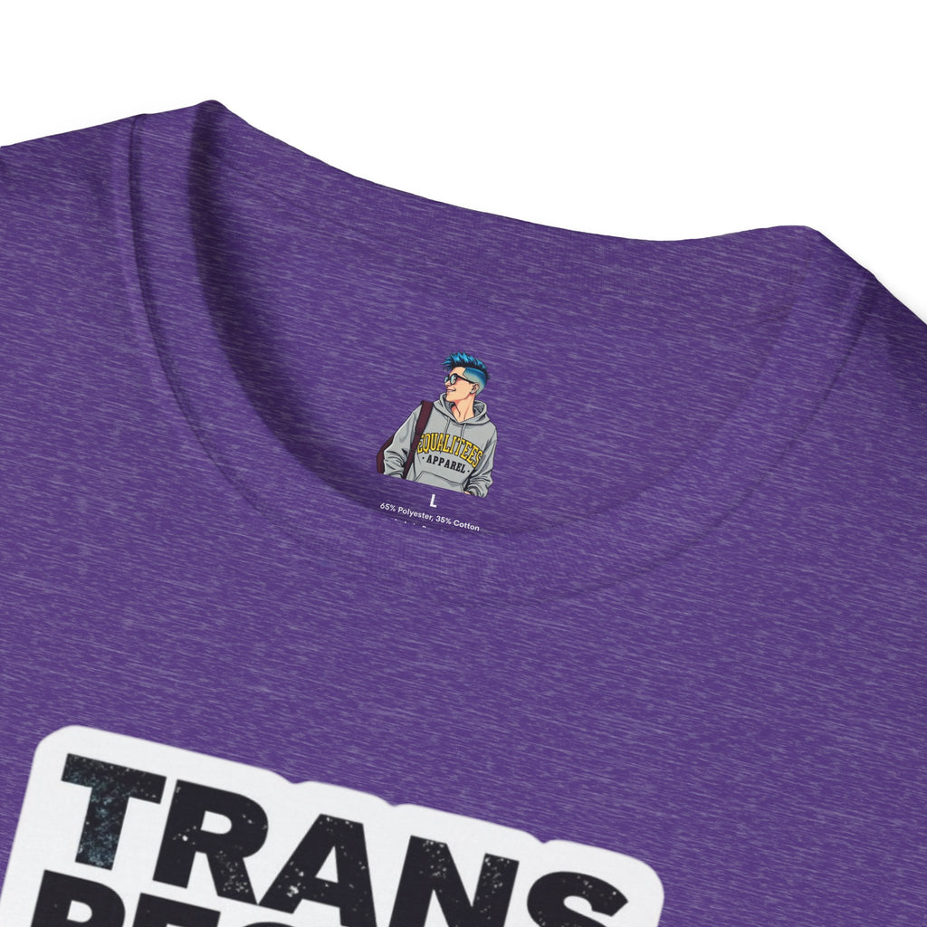 Unisex Softstyle T-Shirt - 'Trans People Exist. Trans People Matter.' Equality Apparel