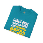 Girls Just Wanna Have Fundamental Human Rights Unisex Softstyle T-Shirt - EqualiTees.Me