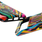 Android OR iPhone Compatible Cases - Rainbow Zebra Design - Unique Tough Cases
