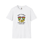 Pride Sunglasses Unisex T-Shirt - 'This Is What Not Giving a Sh*t What You Think Looks Like'