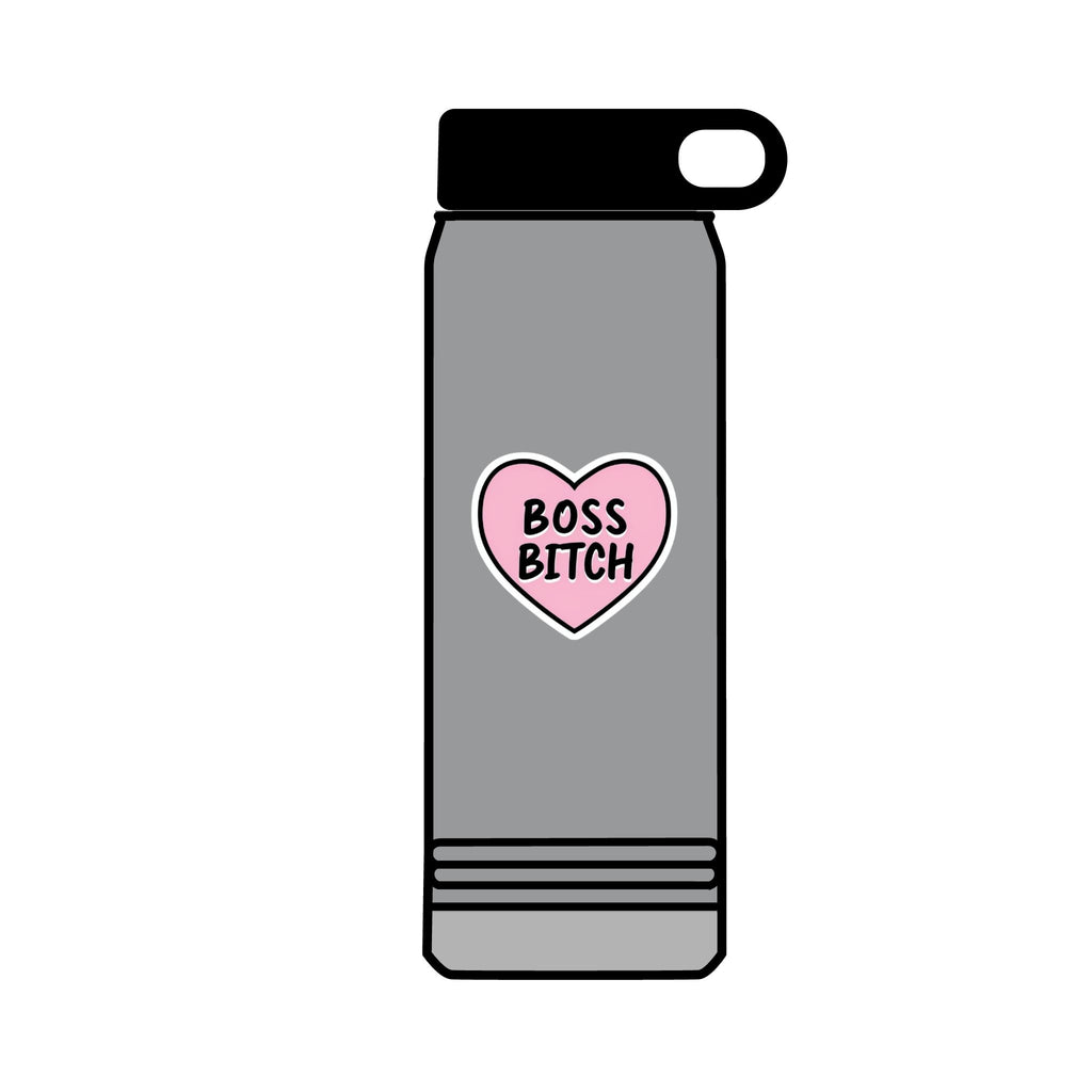 32oz Water Bottle Boss Bitch