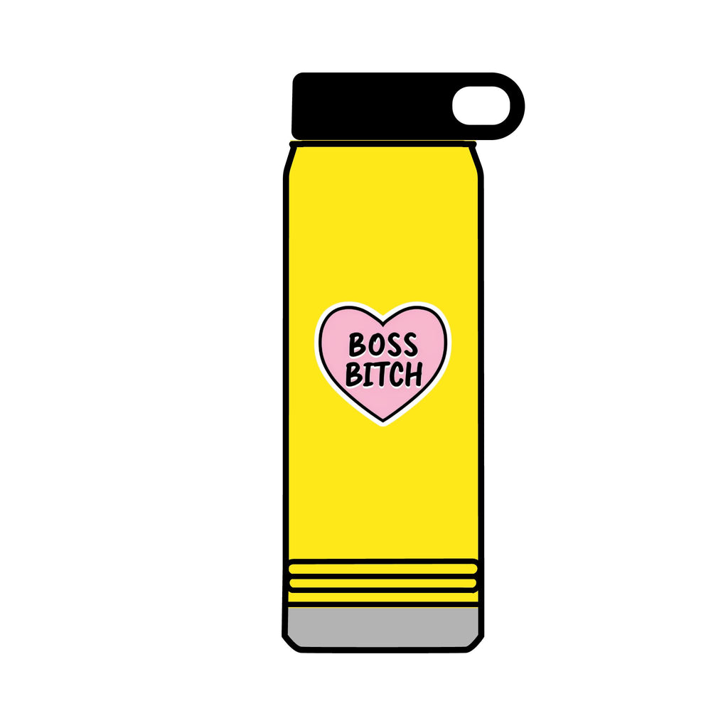 32oz Water Bottle Boss Bitch