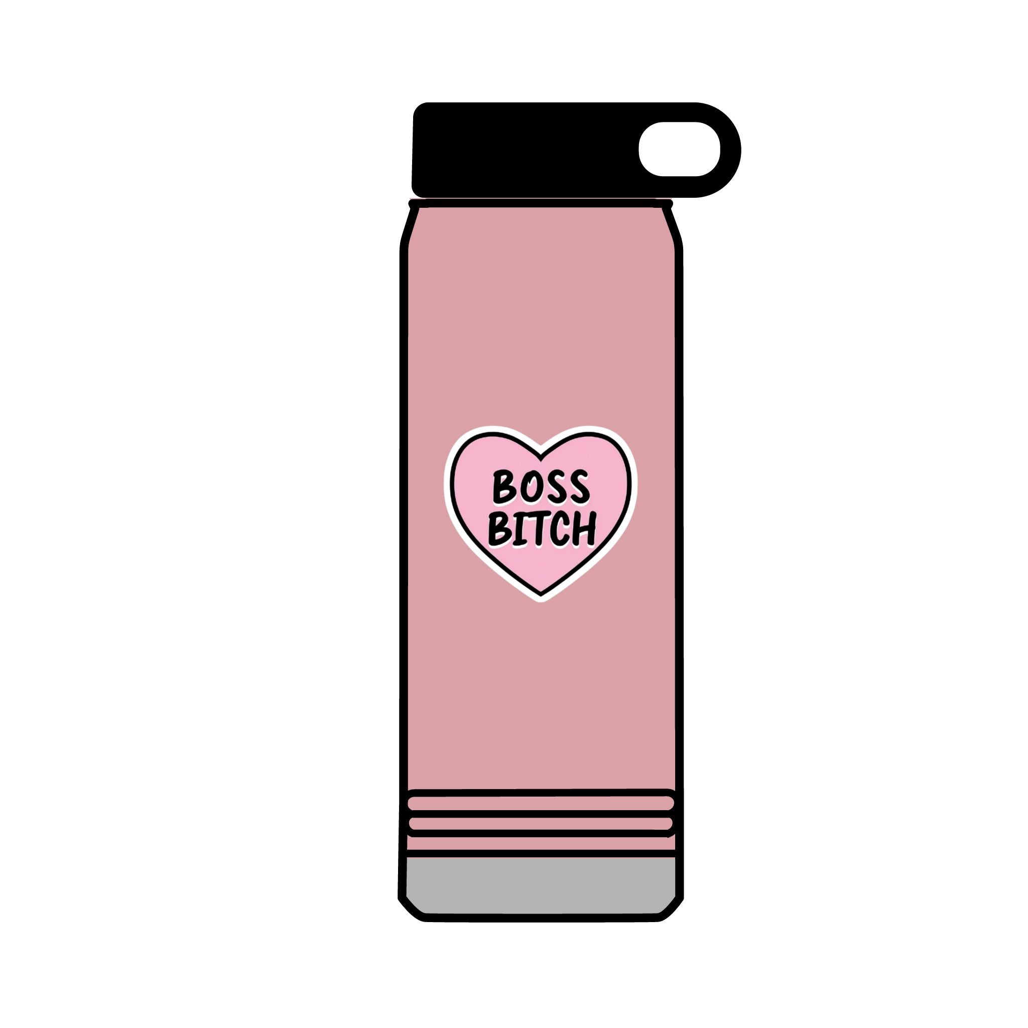 32oz Water Bottle Boss Bitch