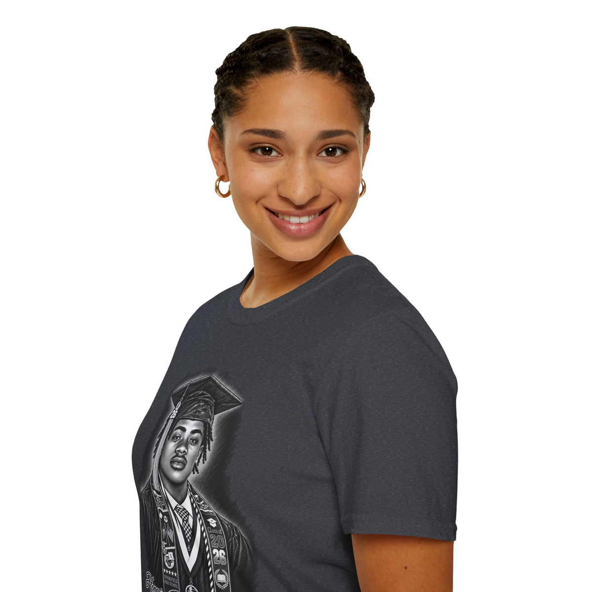 Portrait Front and Back - In Memory of Pierre Damas Bel T-Shirt