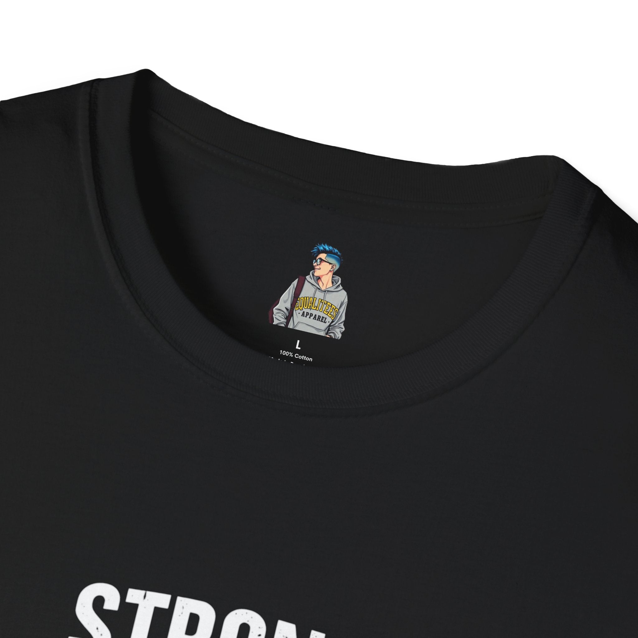 Strong Men Respect Women Statement Tee Unisex Softstyle T-Shirt