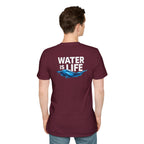 Water is Life Unisex T-Shirt | Eco-Friendly Tee for Environmentalists, Beach Lovers, Awareness Campaigns, Gifting