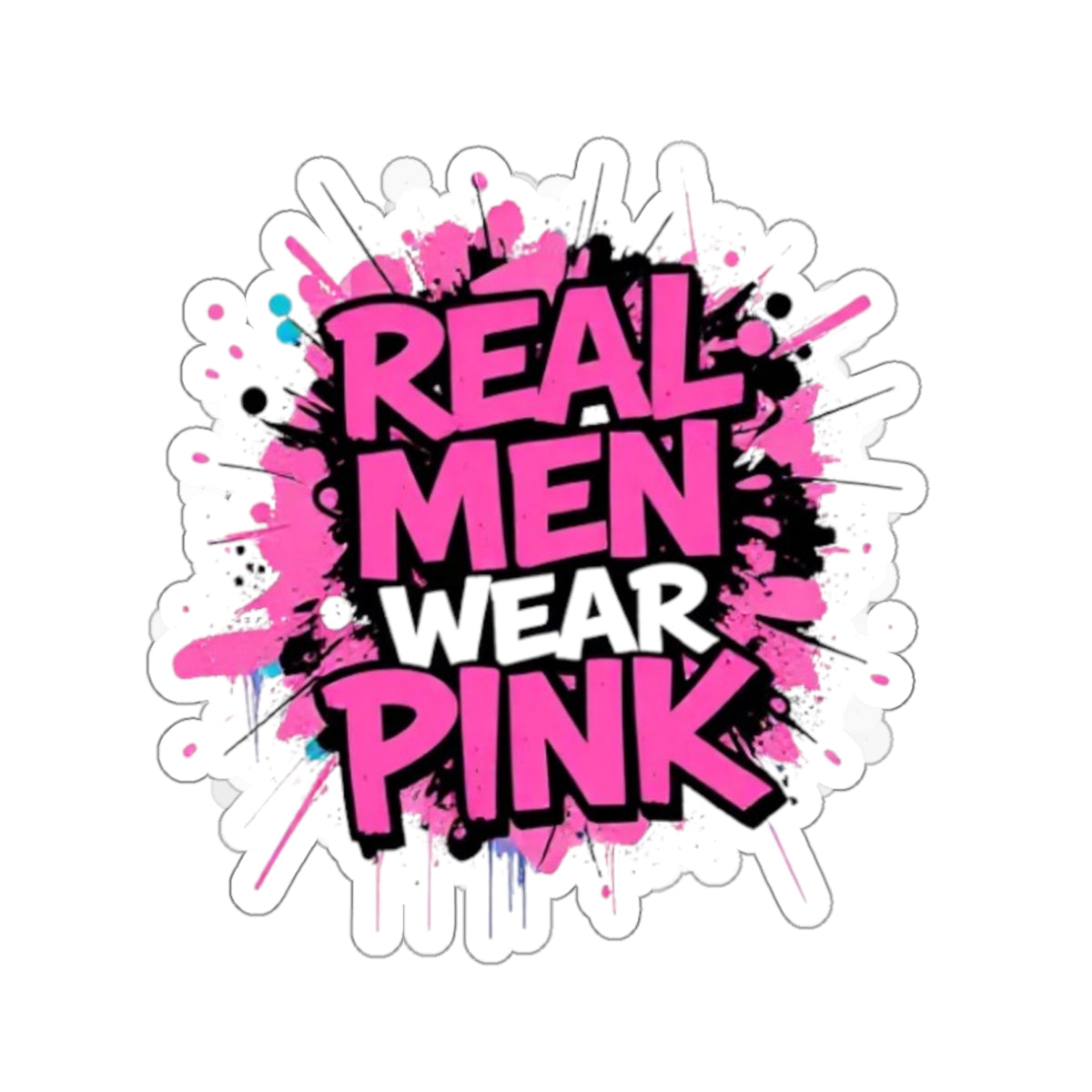 Die-Cut Stickers - Real Men Wear Pink
