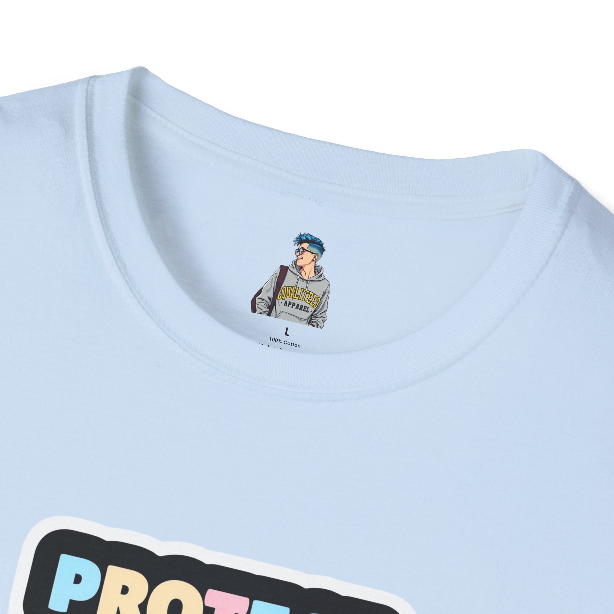 "Protect Trans Kids" Unisex Softstyle T-Shirt - Empowerment & Pride Apparel