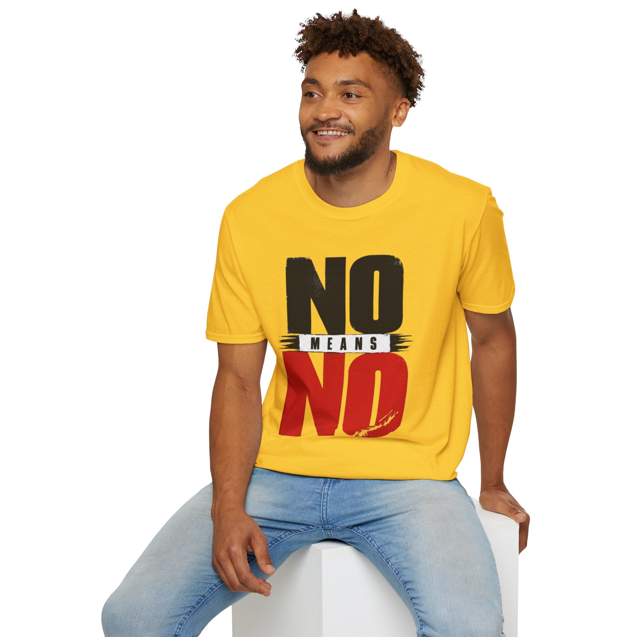 NO Means NO T-Shirt — Consent Awareness Graphic Tee