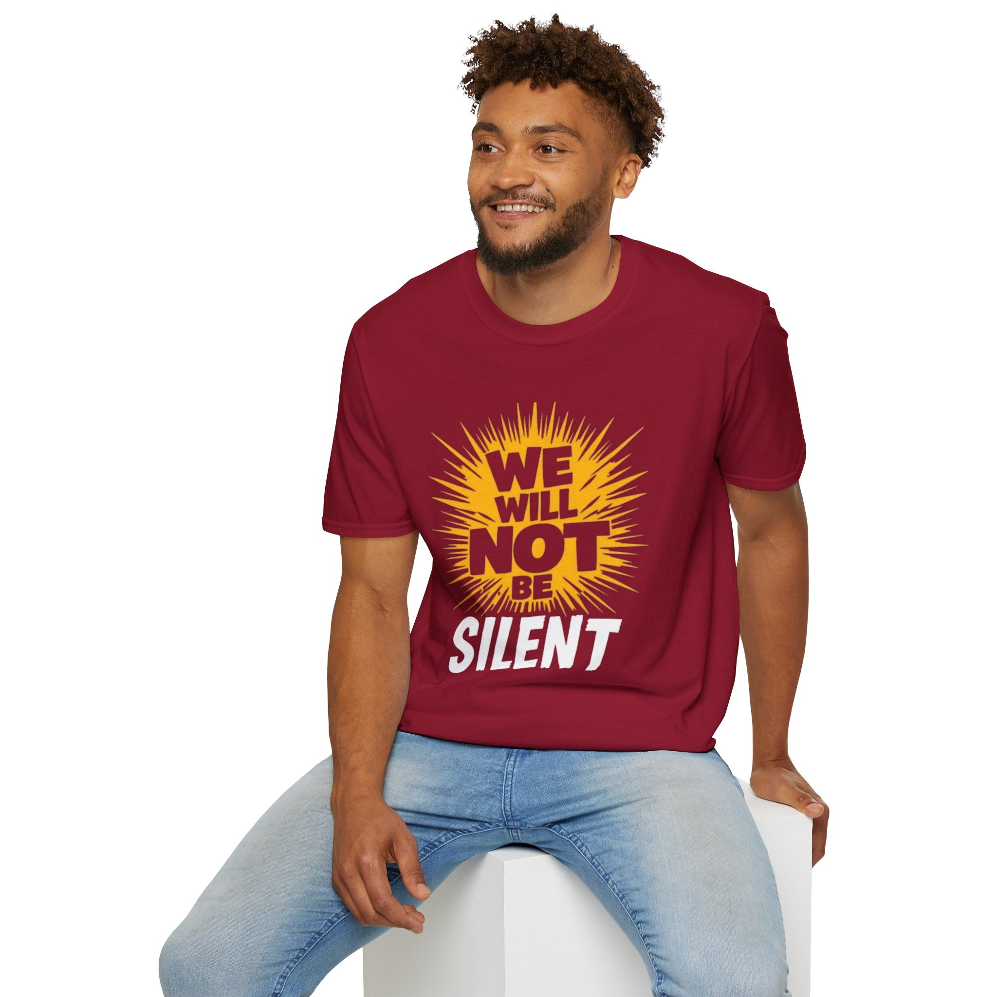 Empowerment Graphic Tee - We Will Not Be Silent | Unisex Softstyle T-Shirt