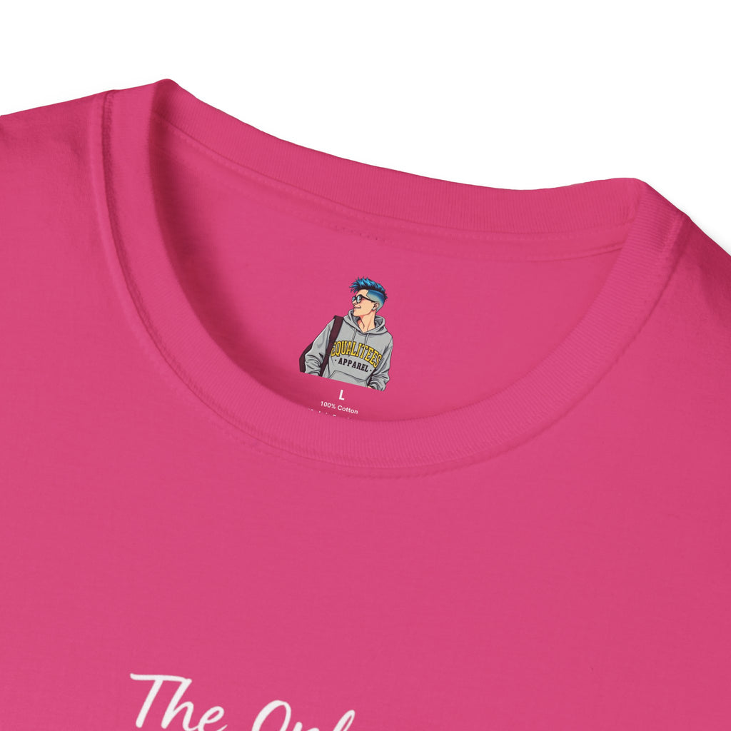 Inspirational Quote Unisex Softstyle T-Shirt - "The Only Choice I Made Was to Be MYSELF"
