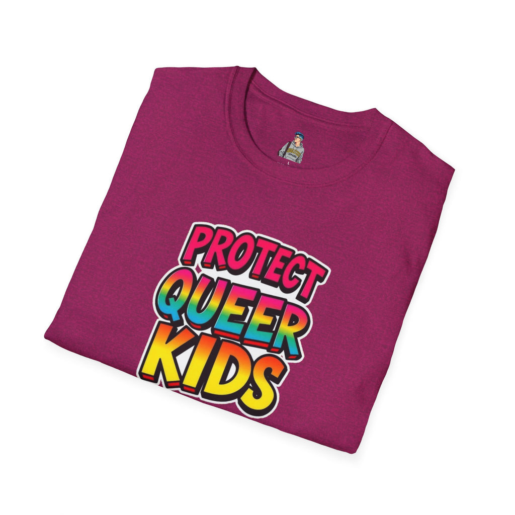 Protect Queer Kids Unisex Softstyle T-Shirt | Inclusive & Comfortable Tee