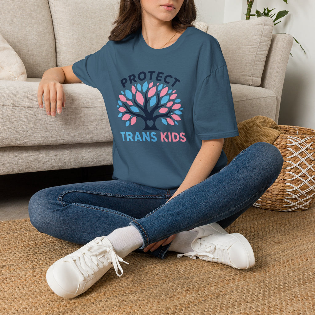 Protect Trans Kids Pride Tree Las Vegas T-Shirt