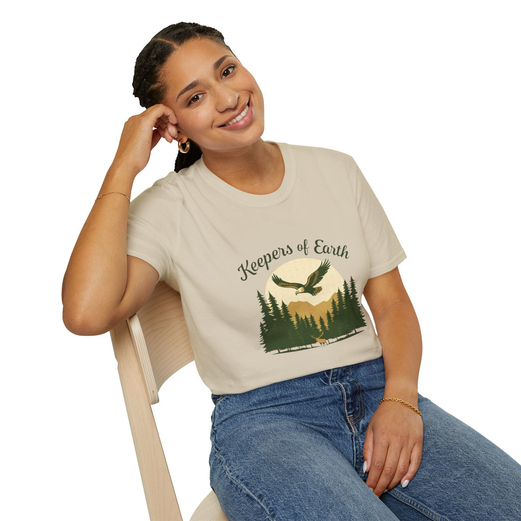 Keepers of the Earth Eagle and Elk T-shirt